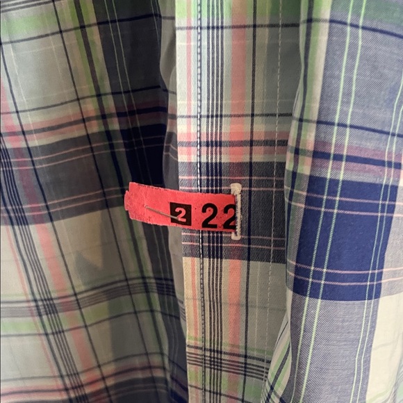 Vineyard Vines Blue Plaid Men's Shirt~ XL - Picture 4 of 5